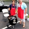Cheryl and Toni grilling lunch for summer session participants Cheryl and Toni grilling lunch for summer session participants