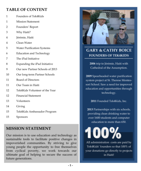 annual report page 2
