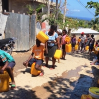 water distribution at Montfort